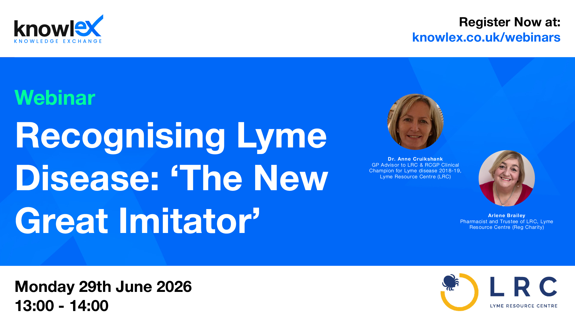 Recognising Lyme Disease - The New Great Imitator - Banner
